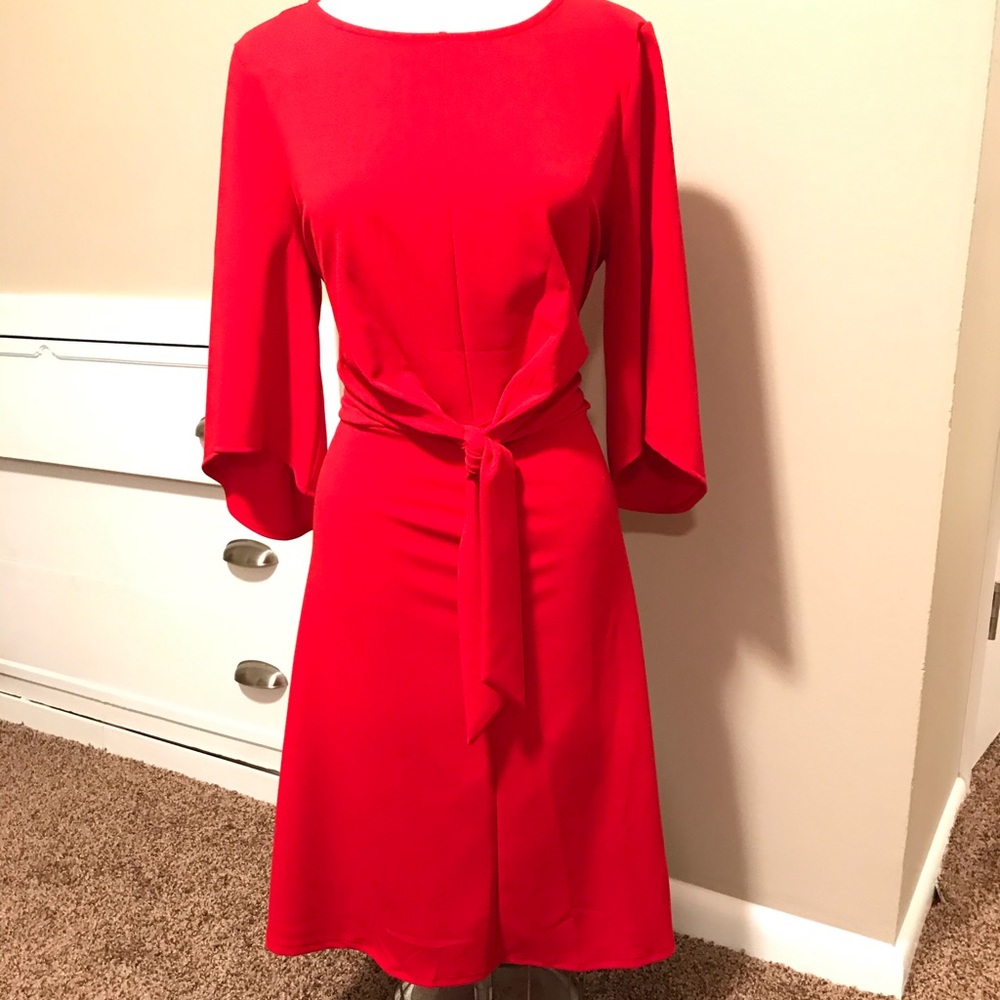 Red dress